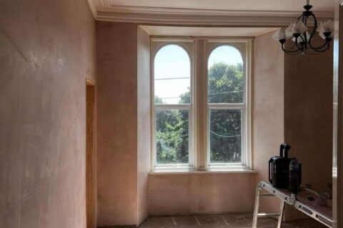 Living Room Plastered in York